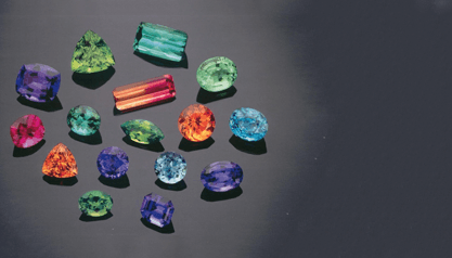 Coloured gemstones by KGK
